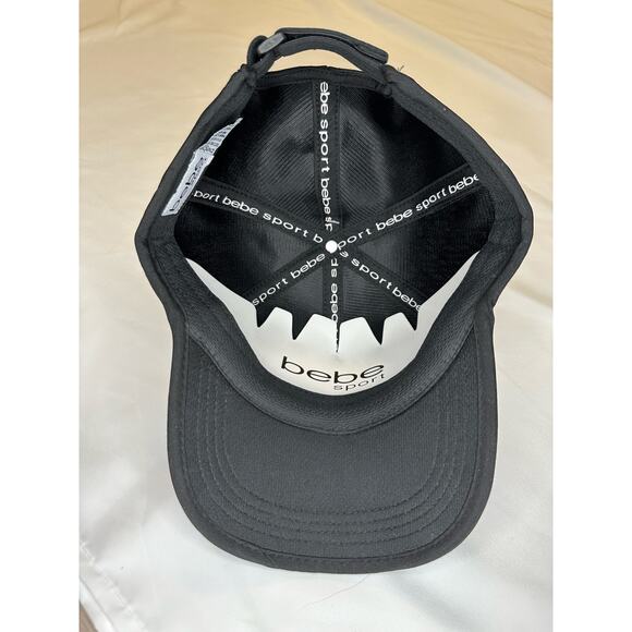 Bebe Sport Black Adjustable Hat NWT - Picture 4 of 4